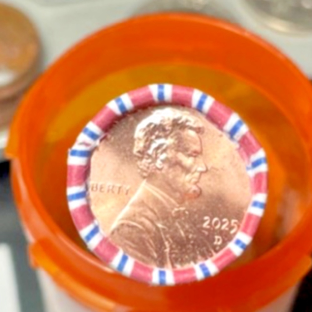 2025 D Lincoln Shield Cent Penny BU-1 Roll of 50 coins #206060673907
